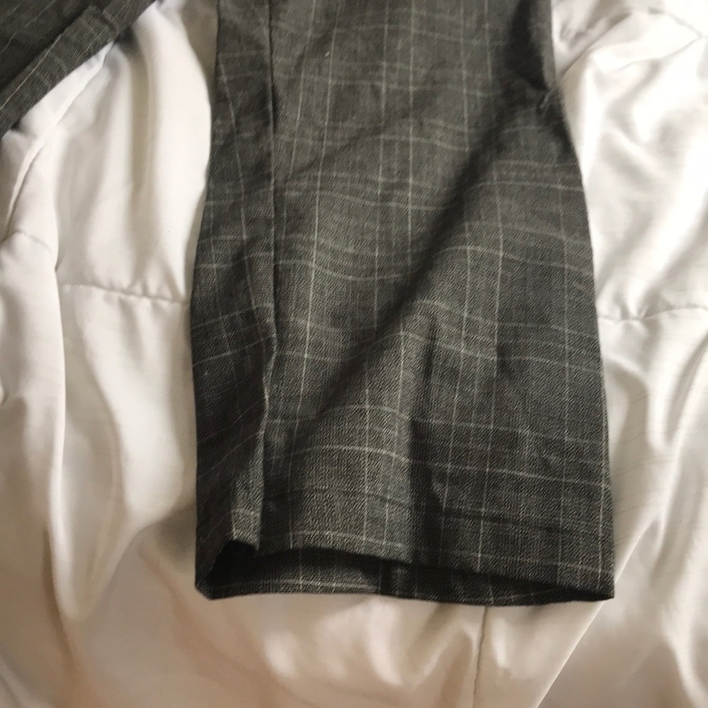 Worthington straight fit plaid slacks sz 8 pm - Picture 2 of 5